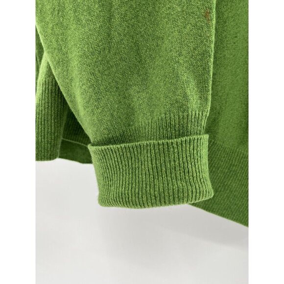 Riccardo Piacenza 100% Pure Cashmere‎ Green Sweater Large - Picture 6 of 8